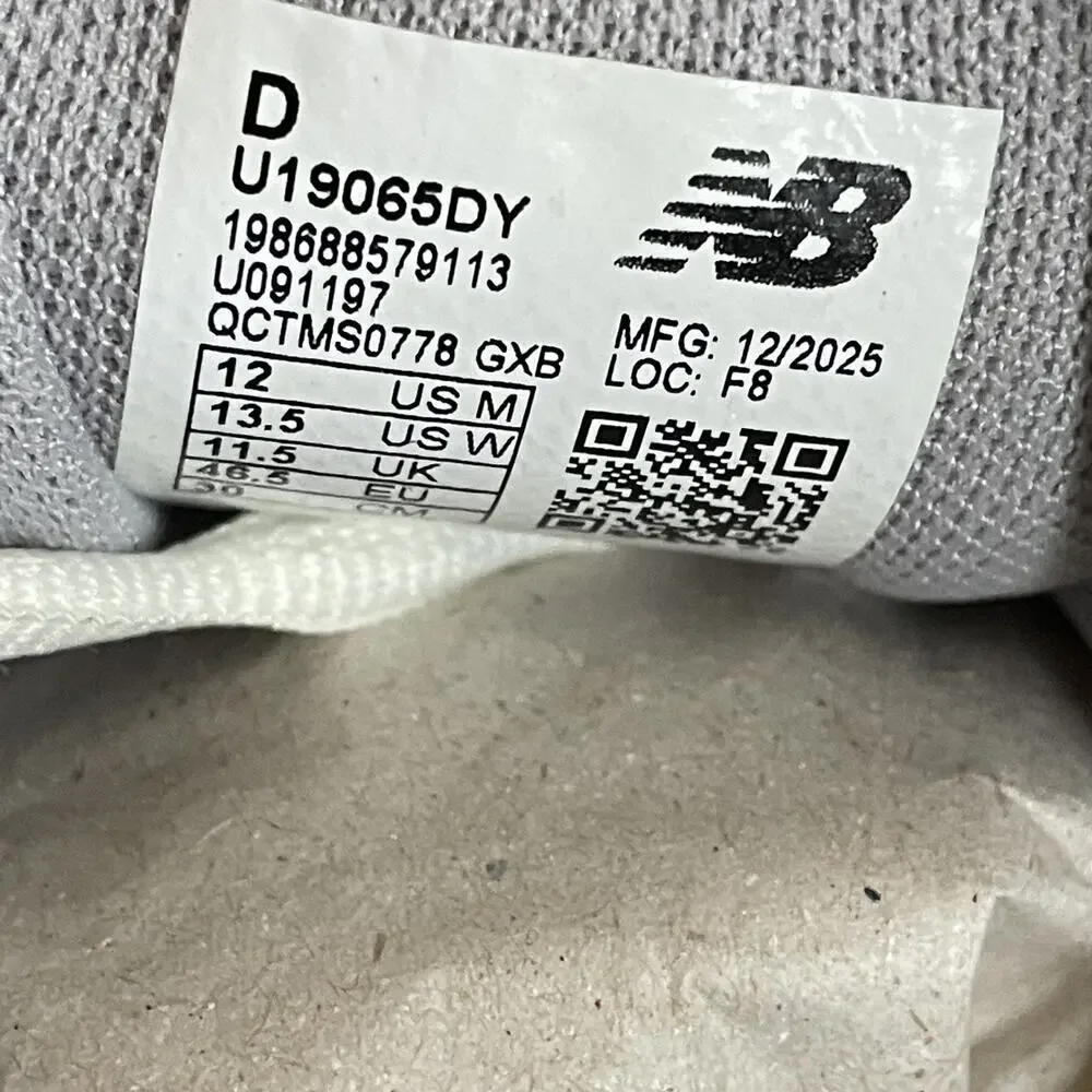 New Balance 1906 Sea Salt Lone Star Grey U19065DY Size 12 Grey Green Mesh Runner